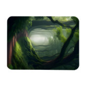 Bezauberter Waldwaldspazierweg Kühlschrank Magnet (Horizontal)