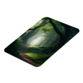 Bezauberter Waldwaldspazierweg Kühlschrank Magnet (Linke Seite)