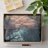 Bezauberter Waldweg durch das Wunderland Seidenpapier (Geschenk)