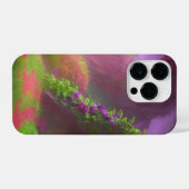 Bezauberter Waldweg mit blumenbedecktem Bogengang iPhone Hülle (Rückseite (Horizontal))