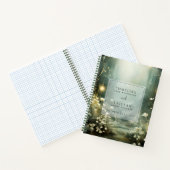 Bezauberter Waldweg von Blume HochzeitsNotebook Notizblock (Innenseite)