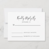 Bezauberter Waldweg von Blume UAWG RSVP Karte (Rückseite)