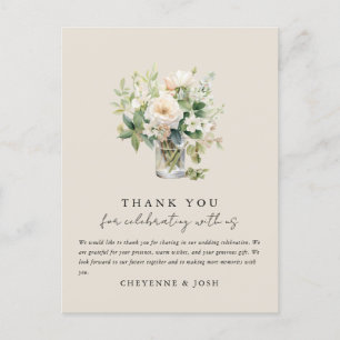 Bezauberter Wasserfarbenwald Bohemisch Danke Postkarte