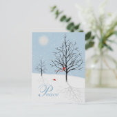 Bezauberter Weihnachtsfeiertag Postkarte (Stehend Vorderseite)