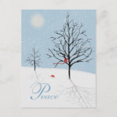 Bezauberter Weihnachtsfeiertag Postkarte (Vorderseite)