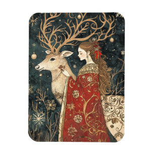 Bezauberter Winter: Der Maiden und der Stag Magnet