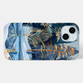 Bezauberter Winter Forest Phone Case (Rückseite (Horizontal))