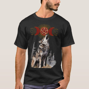 Bezauberter Winter Wolf T-Shirt