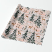 Bezauberter Winterwald Geschenkpapier (Ungerollt)