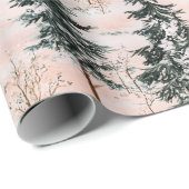 Bezauberter Winterwald Geschenkpapier (Rolleneckpunkt)