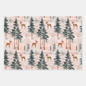 Bezauberter Winterwald Geschenkpapier Set (Vorderseite 3)