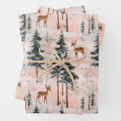Bezauberter Winterwald Geschenkpapier Set (Beispiel)