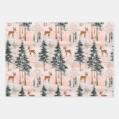 Bezauberter Winterwald Geschenkpapier Set (Vorderseite)