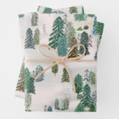 Bezauberter Winterwald Geschenkpapier Set (Beispiel)