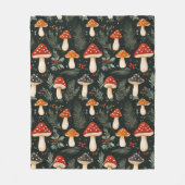 Bezauberter Woodland Urlaub Fleecedecke (Vorderseite)