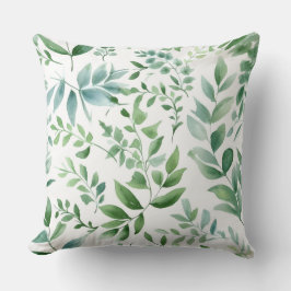 Bezaubertes Evergreen Ballet Botanisch Kissen