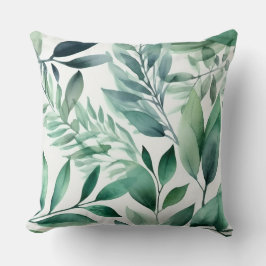 Bezaubertes Evergreen Ballet Botanisch Kissen