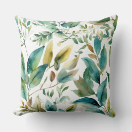 Bezaubertes Evergreen Ballet Botanisch Kissen