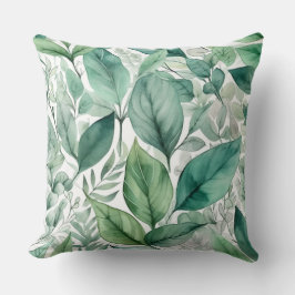 Bezaubertes Evergreen Ballet Botanisch Kissen