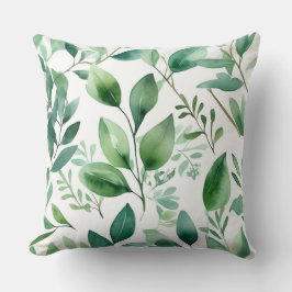 Bezaubertes Evergreen Ballet Botanisch Kissen