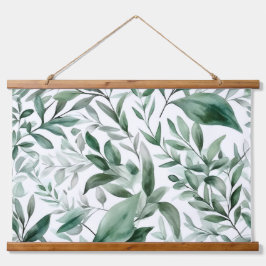 Bezaubertes Evergreen Ballet Botanisch Wandteppich Mit Holzrahmen