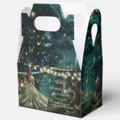 Bezaubertes Forest Sage Grünes Kleid Quinceañera 1 Geschenkschachtel (Offen)