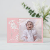 Bezaubertes religiöses Foto Danke Karte (Stehend Vorderseite)