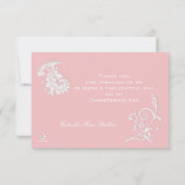 Bezaubertes religiöses Foto Danke Karte (Rückseite)