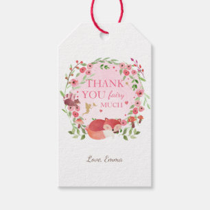 Bezaubertes Waldland Fairy Pink Whimsical Geschenkanhänger