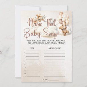 BEZEICHNEN, DASS BABY SONG Baby Shooting Game Nied Einladung