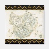 Bezeichnete Karte von Trino Magnet (Vorne)