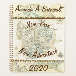 Bezeichnete Karte von Trino Planer