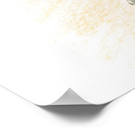 Bezeichnete Karte von Trino Poster (Ecke)