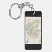 Bezeichnete Karte von Trino Schlüsselanhänger (Vorderseite links)