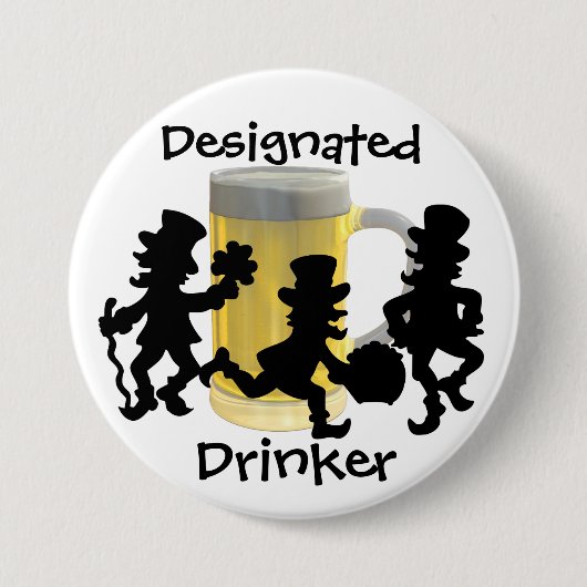 Bezeichneter Drinker - SRF Button (Vorderseite)