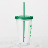 Bezeichneter Drinker St Patrick's Day Acryltrinkbecher (Rechts)
