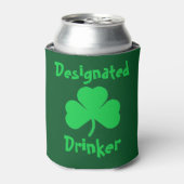 Bezeichneter Drinker St Patrick's Day Dosenkühler (Kanne Vorderseite)