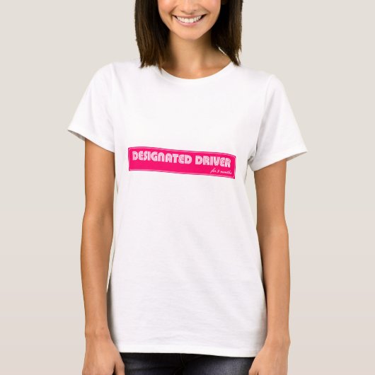 Bezeichneter Treiber für 9 Monate T-Shirt (Vorderseite)