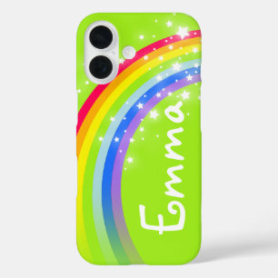 Bezeichnung 4 Buchstaben Regenbogengrün iPhone 16 Hülle