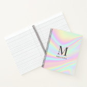 Bezeichnung der ästhetischen Holographischen Monog Notizblock (Innenseite)
