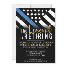 Bezeichnung der blauen Linie des Polizeibeamten