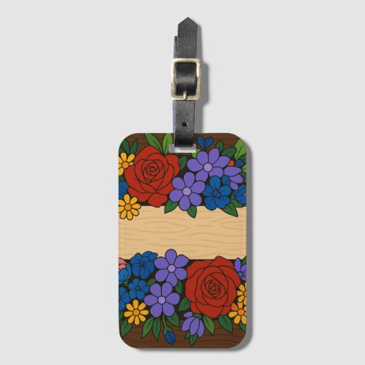 Bezeichnung der Blume Gepäckanhänger (Vorderseite Vertikal)
