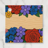 Bezeichnung der Blume Geschenkanhänger (Vorderseite)