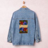 Bezeichnung der Blume Jeansjacke (Hangar)