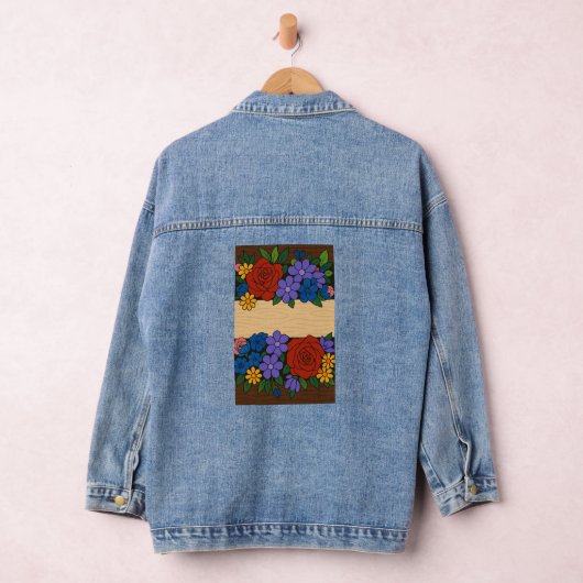 Bezeichnung der Blume Jeansjacke (Hangar)