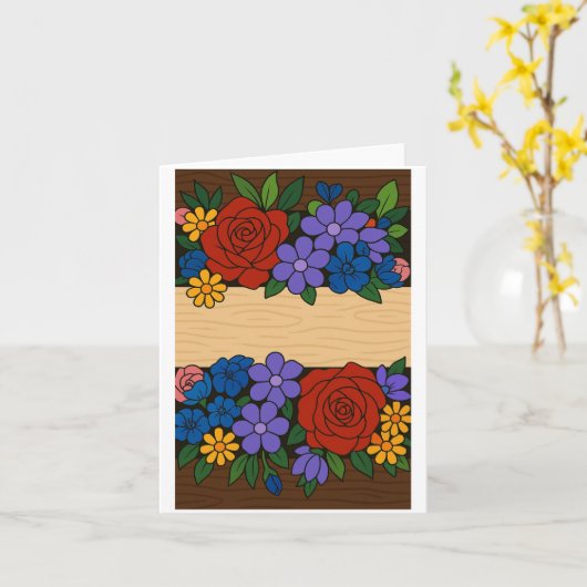 Bezeichnung der Blume Karte (Gelbe Blume)