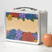 Bezeichnung der Blume Metall Brotdose (Beispiel)