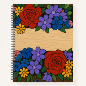 Bezeichnung der Blume Notizblock (Vorderseite)