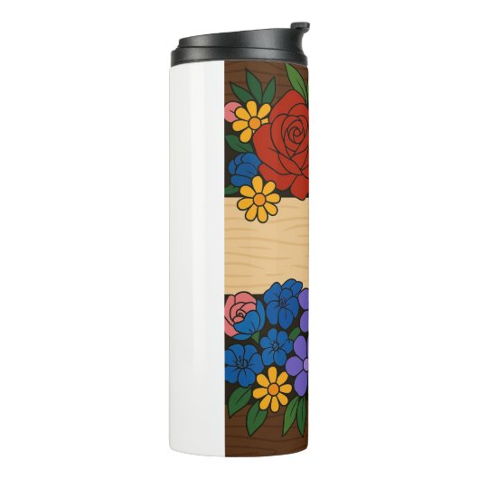 Bezeichnung der Blume Thermosbecher (Nach links gedreht)