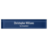 Bezeichnung der eleganten Führungskraft des Untern Namensplakette (Vorderseite)